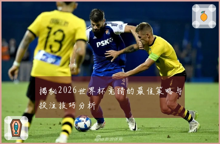 揭秘2026世界杯竞猜的最佳策略与投注技巧分析